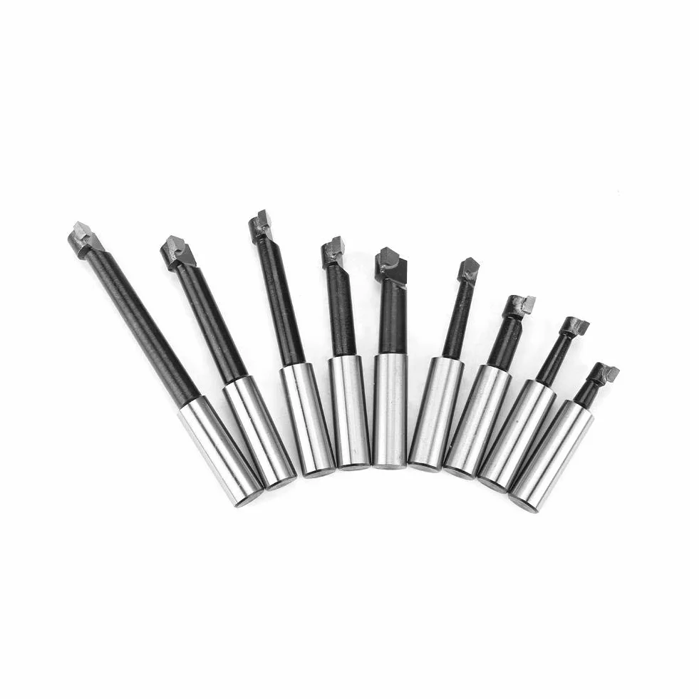 F1-12 Jeu De Barres D'alésage，Jectse F1-12 MT3 M12 50mm Tête ennuyeuse avec 9 Barres d'alésage 12mm Set de têtes d'alésage