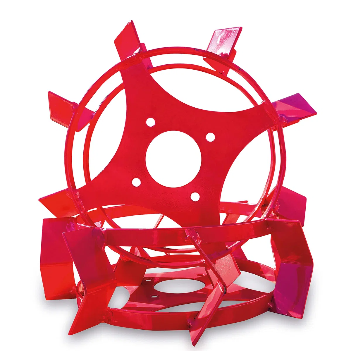 Grünwelt GW-ER340 Roue en fer 34 cm Roue à pelle, roues en fer pour creuser des pommes de terre