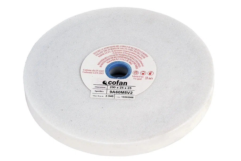 Disque Meule Abrasive, Blanc 175X20X32 Gr80