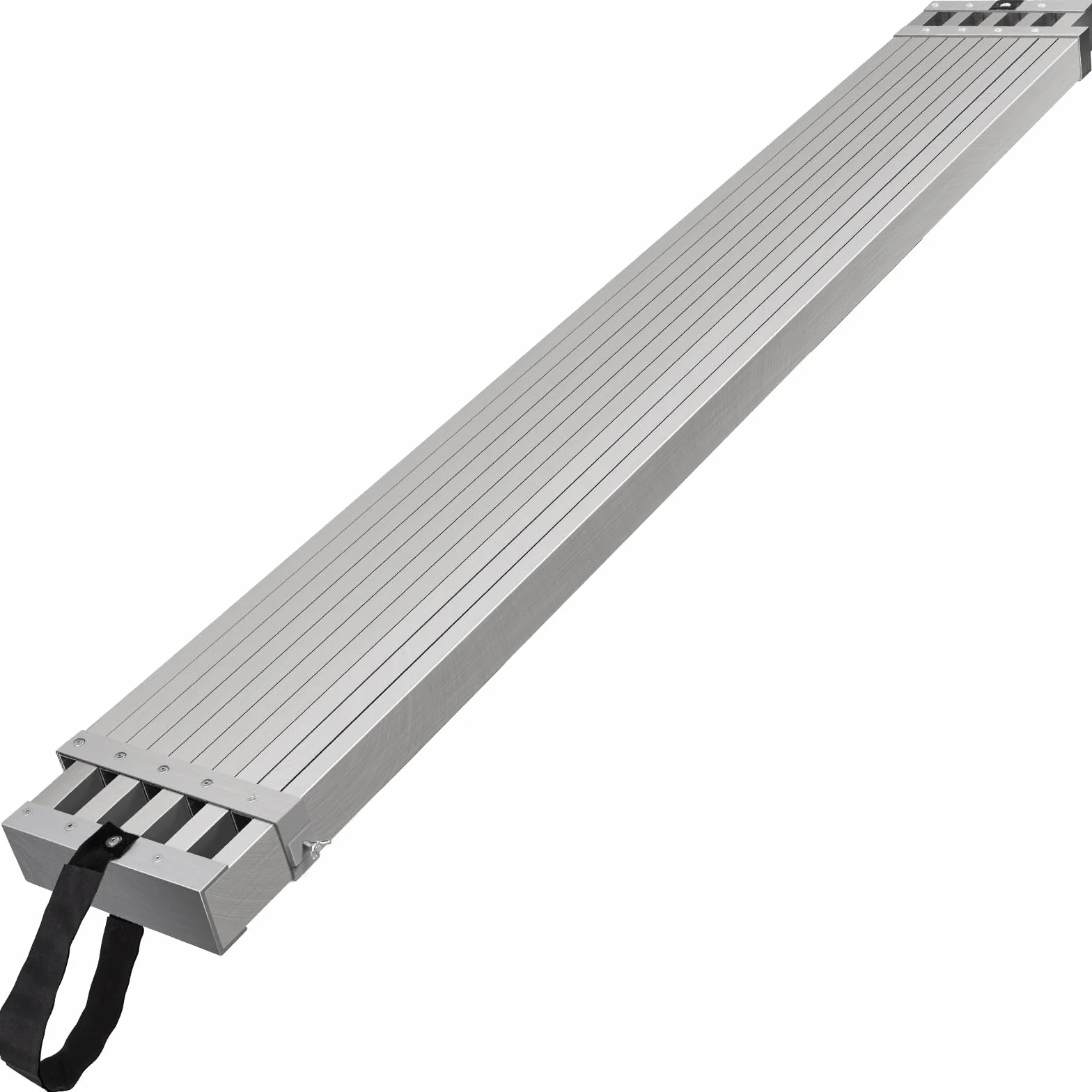 VEVOR Planche d'échafaudage télescopique en aluminium, 1,83-2,74 m, planche de travail 317,5 mm largeur, 227 kg, planche d'extension avec plate-forme antidérapante, accessoire d'échelle d'échafaudage