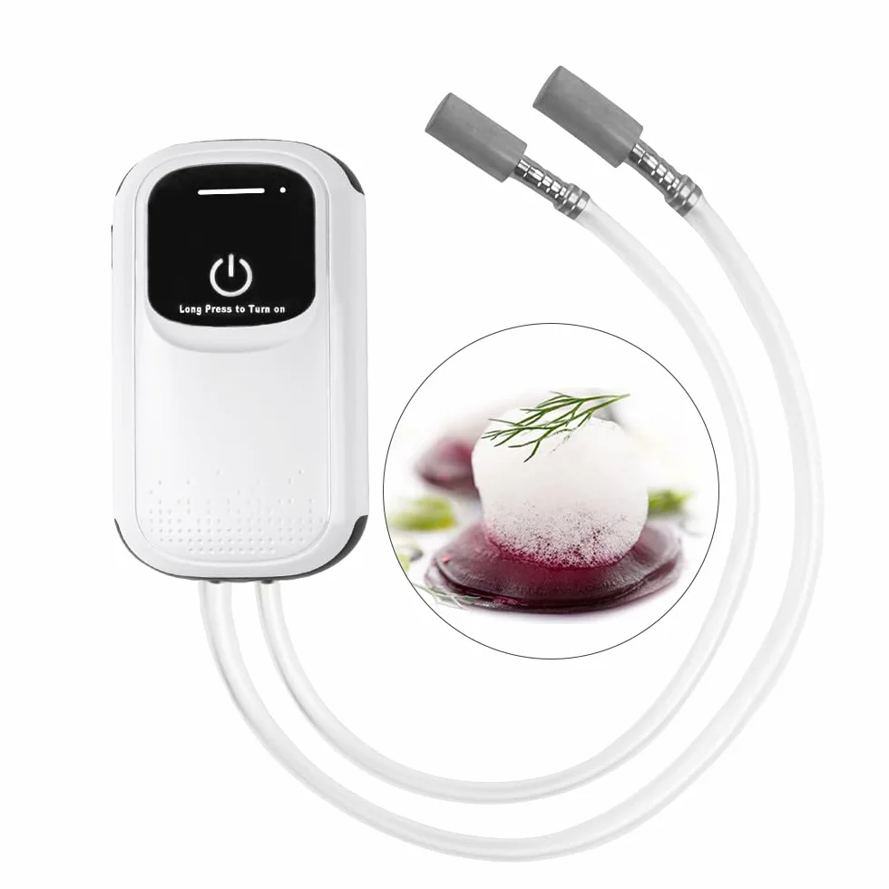 DUEBEL Kit de mousse pour cuisine moléculaire de gastronomie - Batterie rechargeable, portable et efficace - Kit de fabrication de mousse pour les aliments, outil de cuisine créatif pour les cuisines