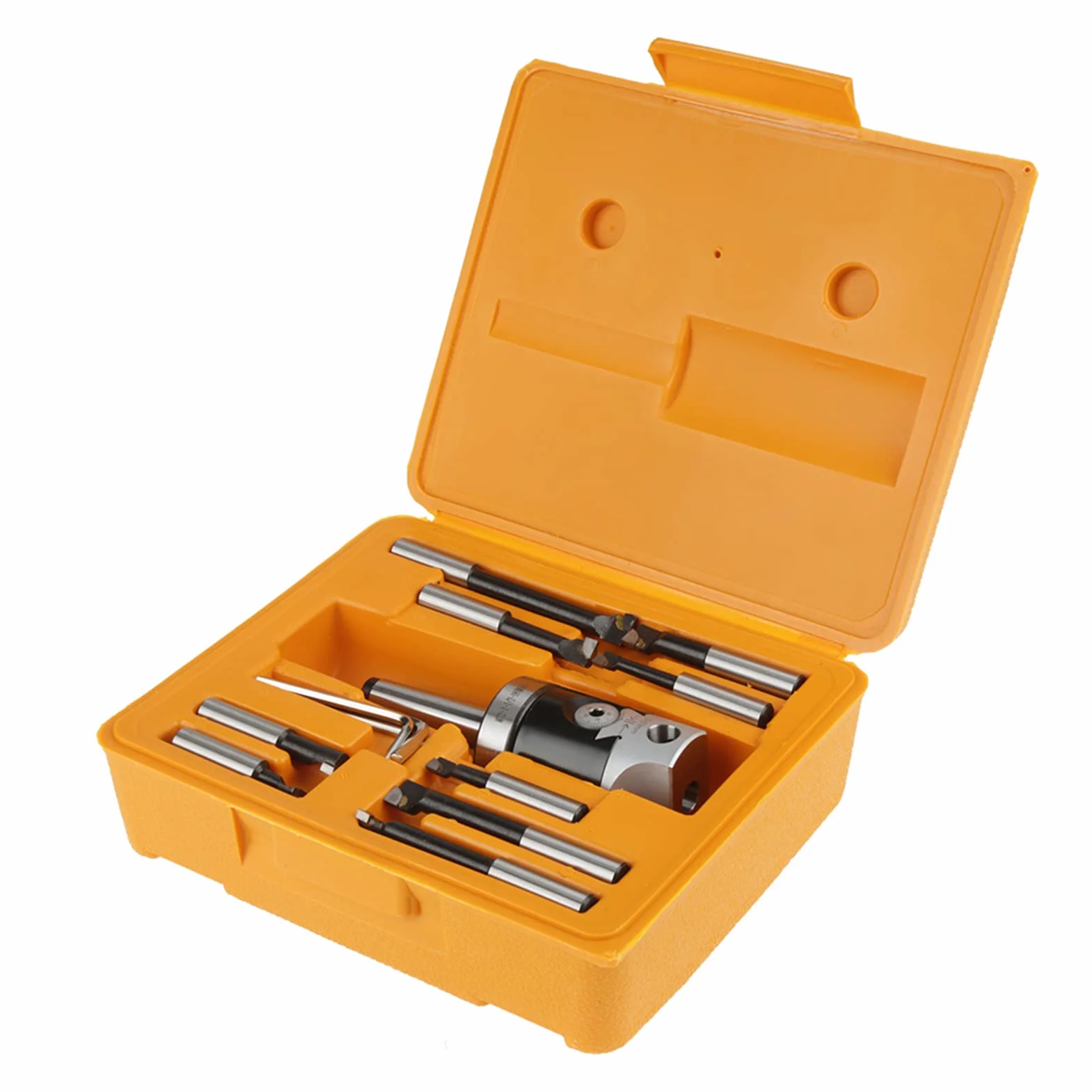 Précision MT2 M10 F1-12 Ensemble de Têtes Ennuyeuses avec des Barres Ennuyeuses de 9pc - Accessoires de Machine à Frais