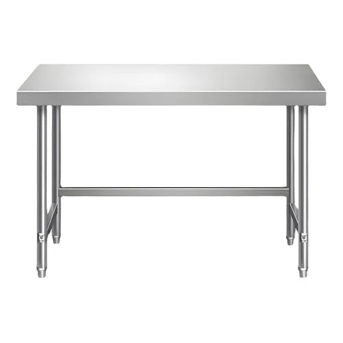 Table de travail en acier inoxydable – Table de préparation de cuisine commerciale durable pour la préparation des aliments, idéale pour les restaurants et la maison