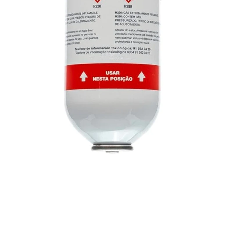 REPORSHOP - 2 bouteilles de gaz écologique Minus 50 375 g + valve + tuyau de remplacement R22 R404a R407C R502 Freeze Organico