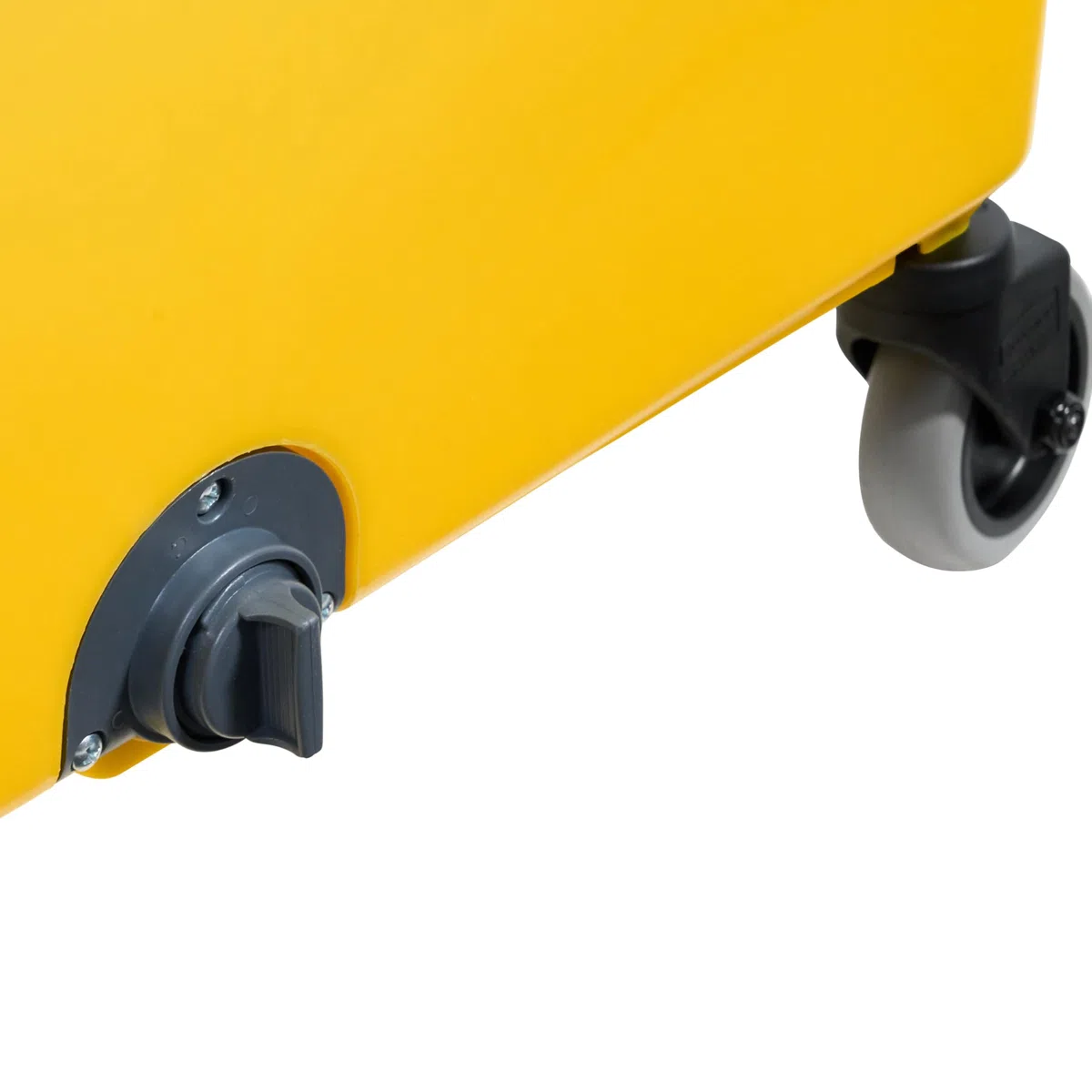 Rubbermaid Commercial Products Seau HYGEN 66 cm avec Presse Intégrée Jaune – Système Essorage sans Contact pour Nettoyage Professionnel Intensif – FGQ90088YEL