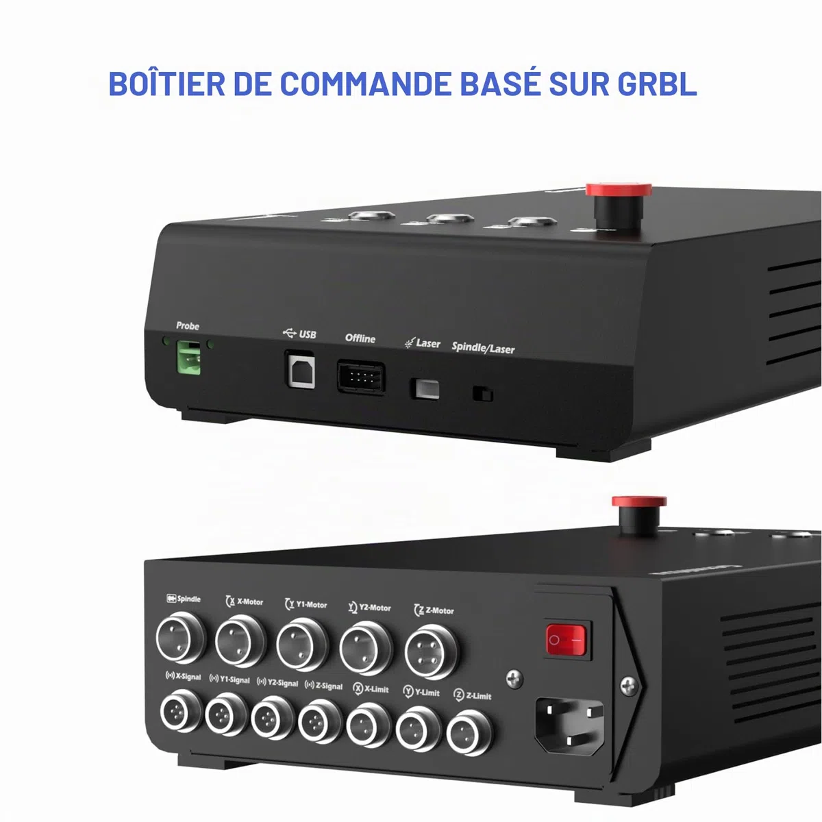 Genmitsu SainSmart Fraiseuse CNC mise à niveau avec moteur à boucle fermée et vis à billes PROVerXL 4030 V2, machine de gravure à 3 axes pour bois, métal, acrylique, PCB, MDF, 400 x 300 x 110mm