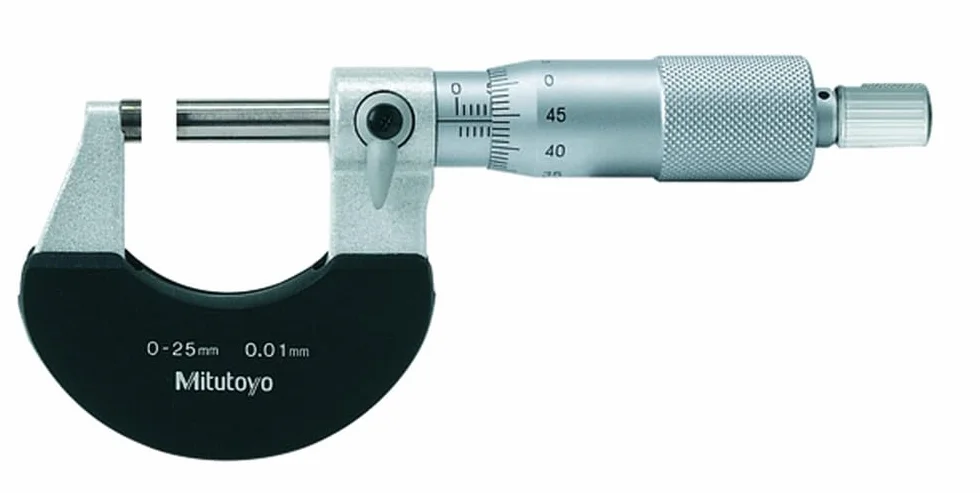 Mitutoyo Micromètre d'extérieur | 0,01 mm, cliquet, carbure