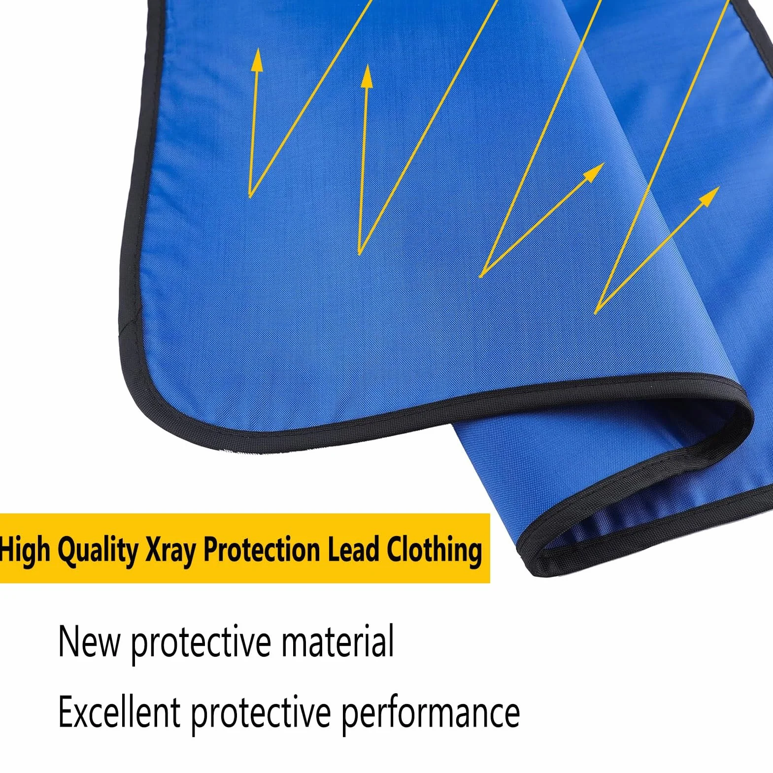 Tablier en Plomb Couverture De Plomb De Protection Contre Les Rayons X Avec Bord, Niveau Professionnel, Bouclier De Couverture De Protection Contre Les Rayons X Doublé De Plomb Multifonctionnel ( Colo