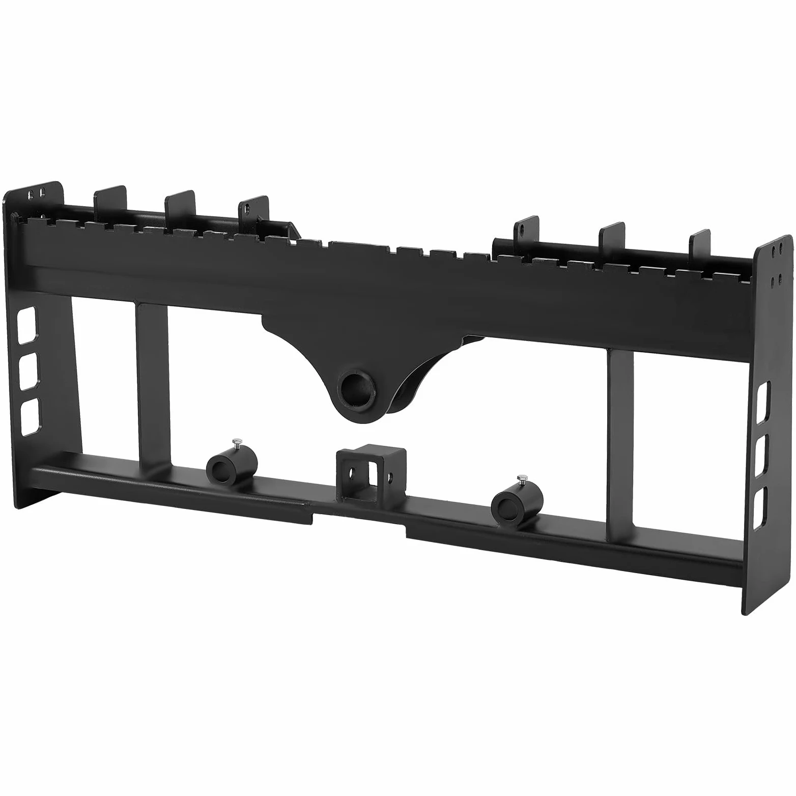 VEVOR Cadre de Fourche à Palette pour Chargeuse Compacte, 1150 mm, Charge 1814 kg, avec Récepteur d'Attelage 50,8 mm, Manchons de Lance, Compatible avec Tracteurs à Montage Rapide, Cadre Uniquement