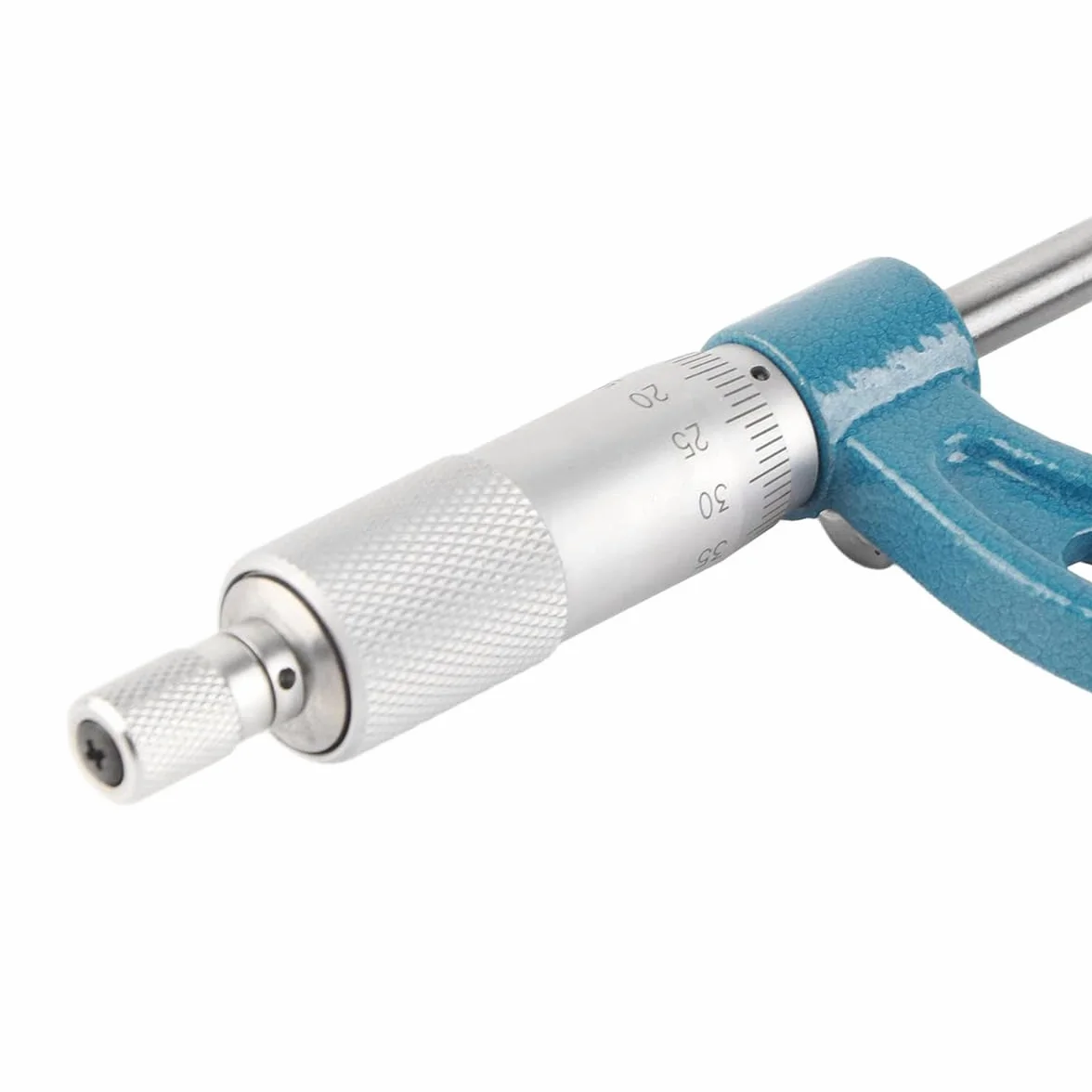 Micromètre extérieur 25-50 mm Micromètre Externe de Haute précision Outil de Mesure d'épaisseur en Acier Inoxydable Précision de 0,01 mm avec clé et boîte en Plastique