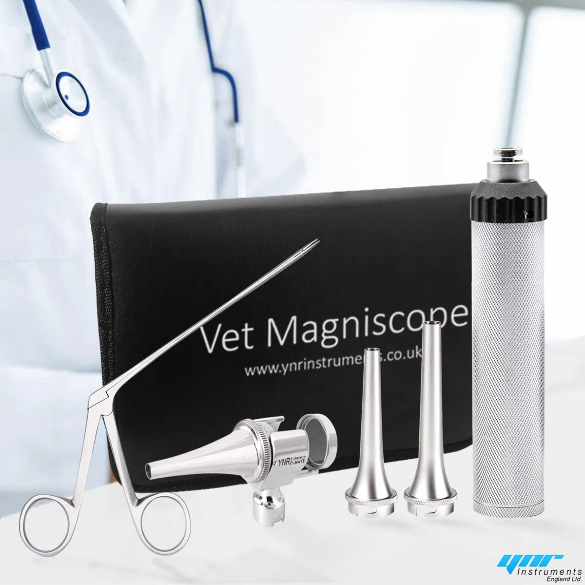 YNR Magniscope vétérinaire opérationnel otoscope speculum ensemble de spéculum vétérinaire diagnostic vétérinaire CE