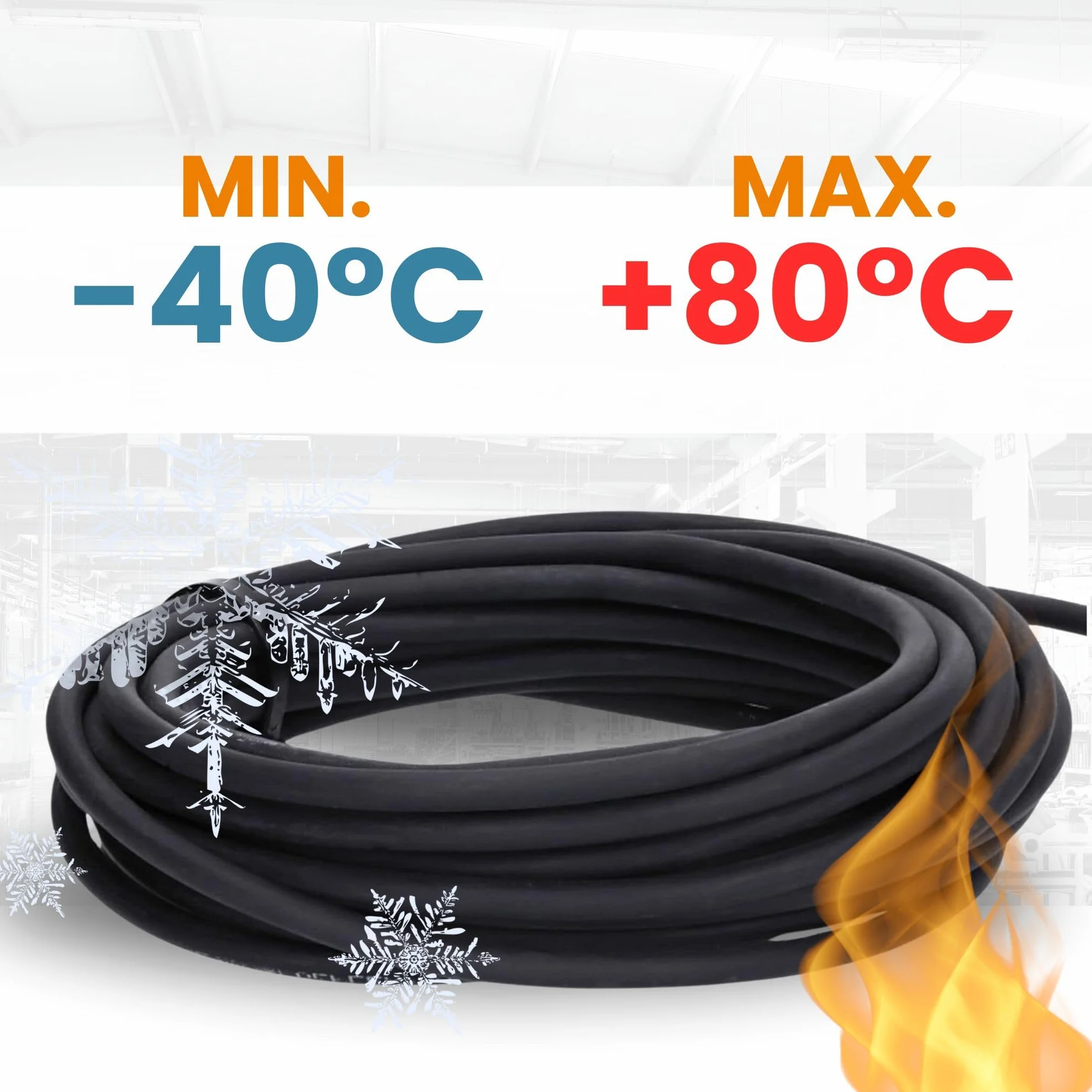 Lapp 1030525 LiYCY Câble de commande blindé 10 m 12 x 0,5 mm² I Résistant aux UV I Câble de signal 12 fils I Câble de données pour l'extérieur I Câble de soudure LED I Câble de raccordement noir