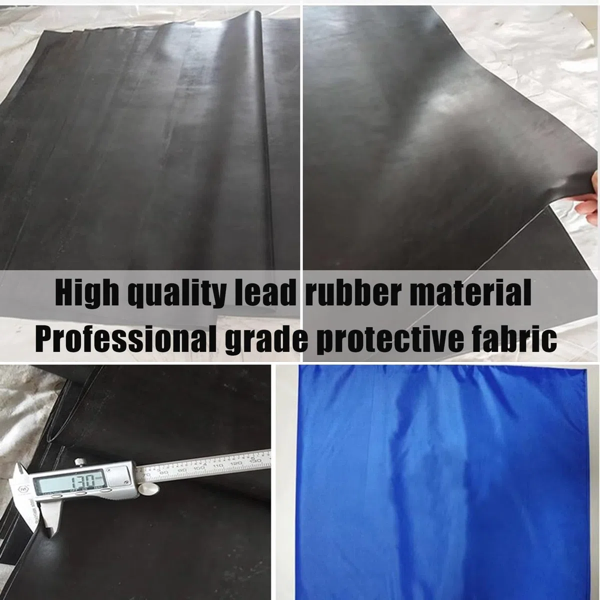 Tablier en Plomb Couverture De Plomb De Protection Contre Les Rayons X Avec Bord, Niveau Professionnel, Bouclier De Couverture De Protection Contre Les Rayons X Doublé De Plomb Multifonctionnel ( Colo