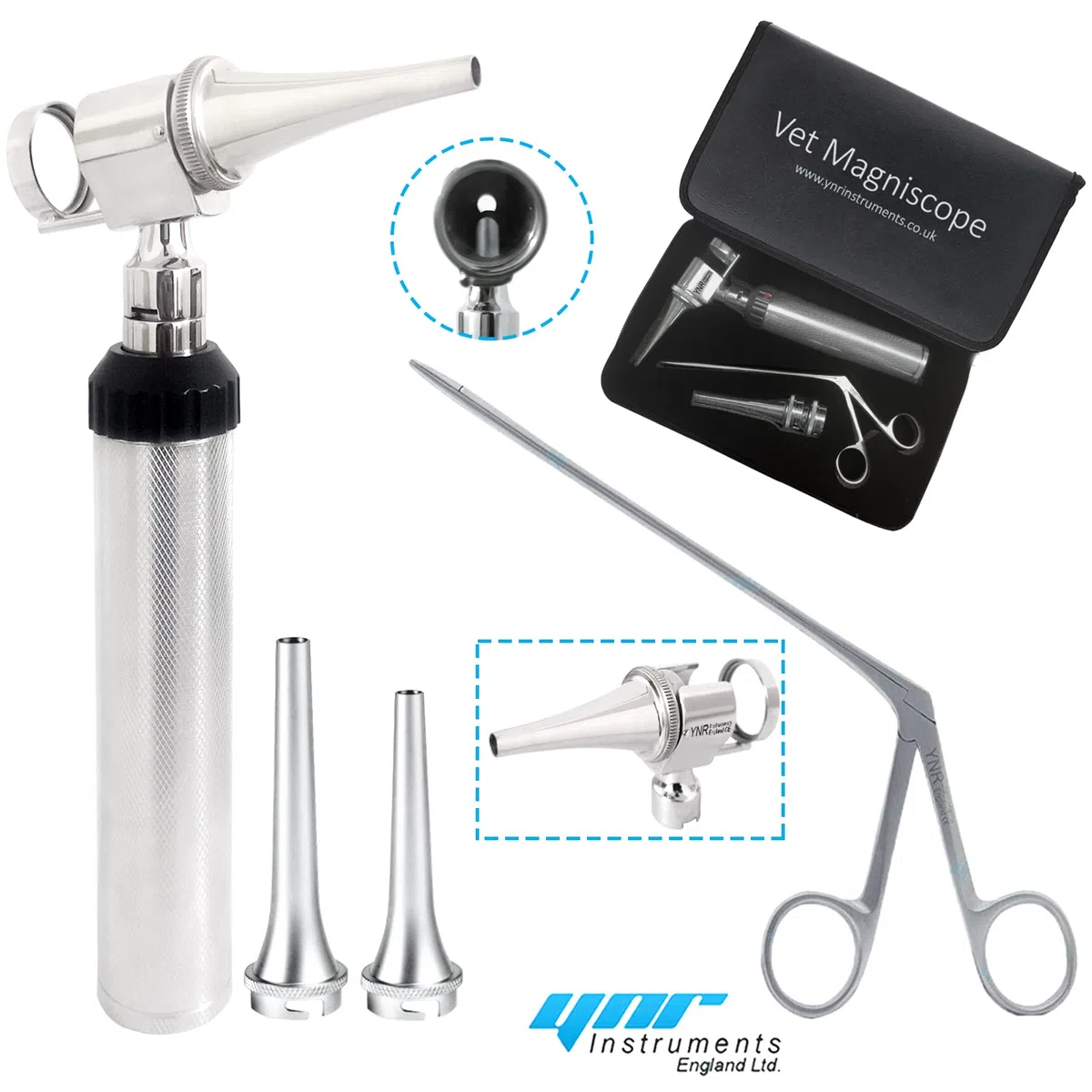 YNR Magniscope vétérinaire opérationnel otoscope speculum ensemble de spéculum vétérinaire diagnostic vétérinaire CE