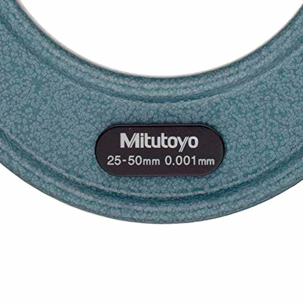 Mitutoyo 103-130 Micromètre extérieur économique 25 mm-50 mm avec graduation de 0,001 mm