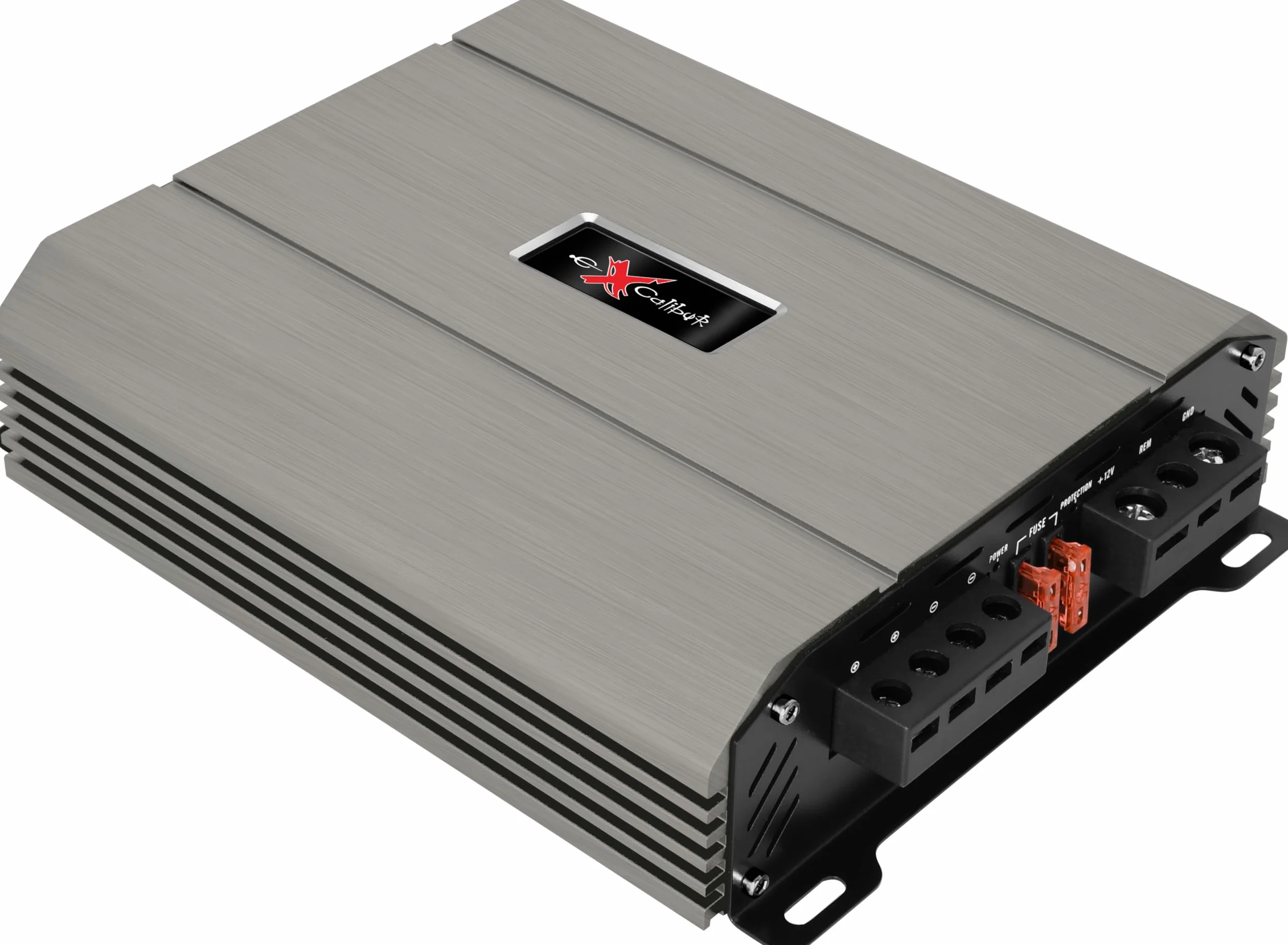Excalibur X11000.1 Amplificateur Audio Caisson de Basse Voiture - Puissant 1 Canal 1500W Ampli Voiture pour Subwoofer avec Bass Boost 12 dB, Crossover HPF-Full-LPF, connexion à distance