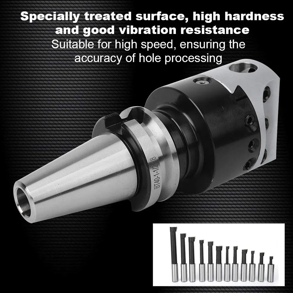 Kit CNC, Ensemble de Têtes D'alésage, Kit D'outils de Fraisage CNC, Ensemble de Fraises D'alésage CNC, Haute dureté 40CR, Kit D'outils de Fraisage F1-18, Diamètre