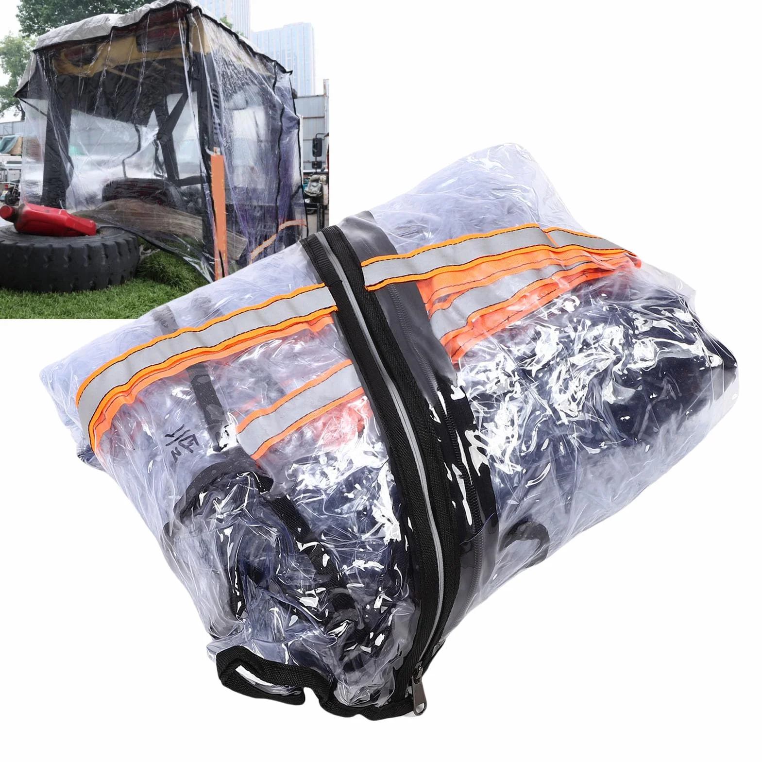 Couverture de Chariot élévateur, Utilisation des Conditions Météorologiques, Couverture de Pluie de Pluie Universelle Couverture Chariot à Chariot pour Pluie, Accessoires de