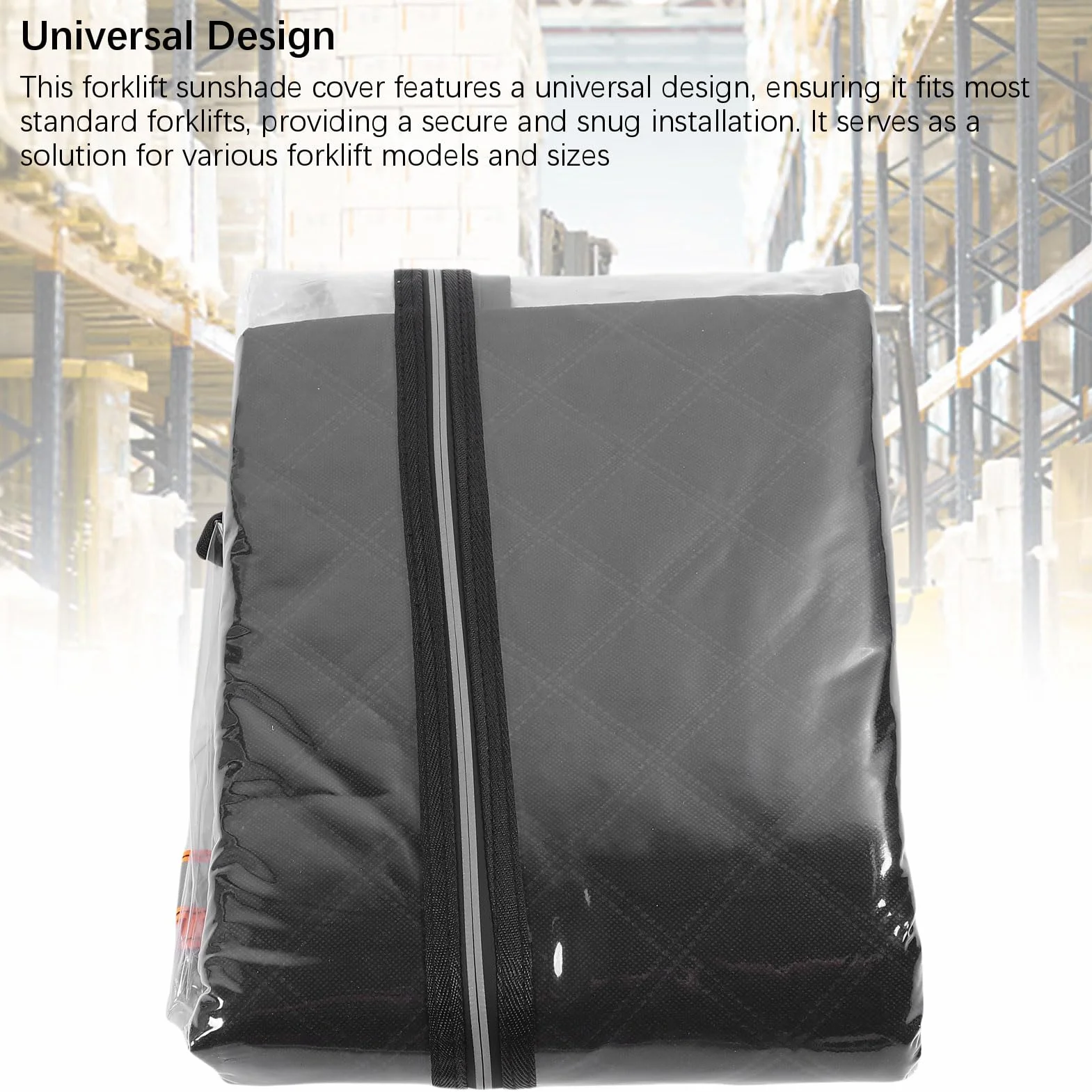 Couvercle de Chariot élévateur Universel, Couverture de Protection Claire pour Toute l'Installation Facile avec une Installation Facile, un Matériau EVA Durable et une visibilité Claire