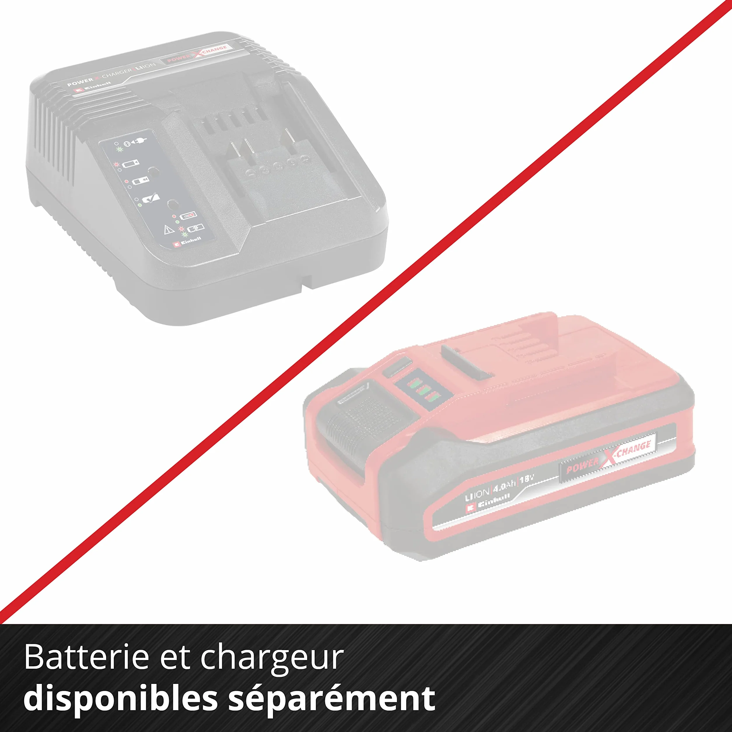 Einhell Palan sans fil TE-EH 18/250 Li BL Power X-Change (18 V, sans charbon, capacité de charge 125 kg / 250 kg avec poulie de renvoi, hauteur de course 12 m, vitesse 3,5 m/min, câble en acier)